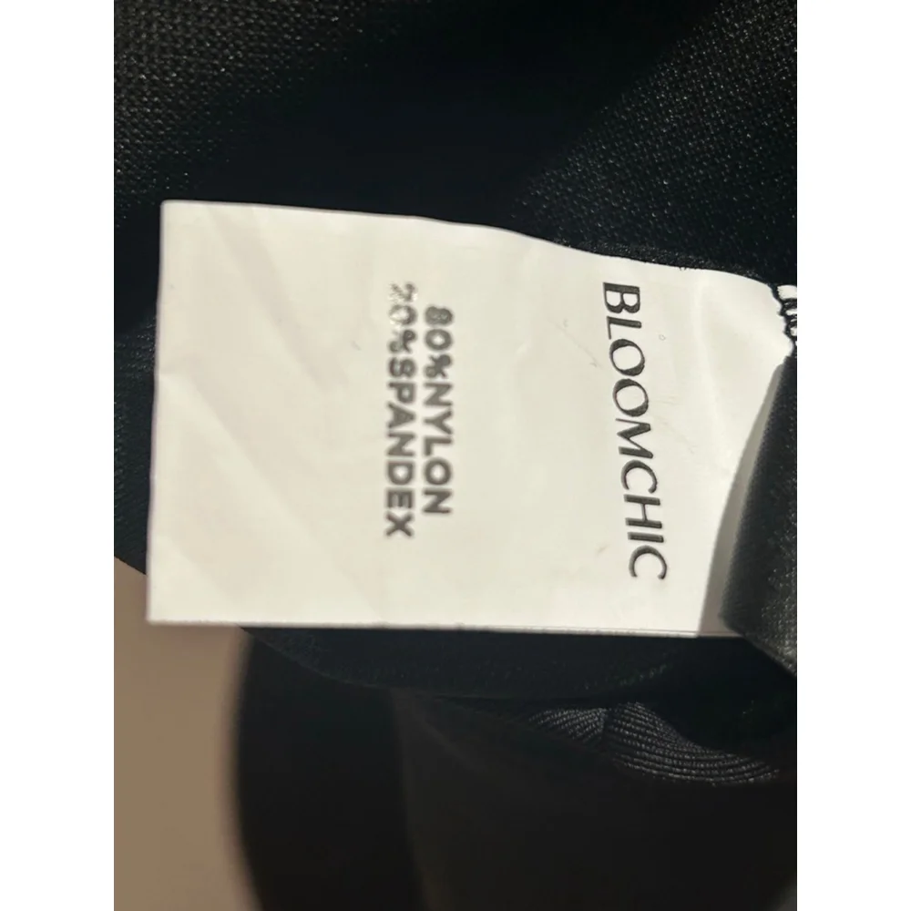 Women's BLOOMCHIC Black Plus Size 22 one piece swimsuit - Picture 5 of 5